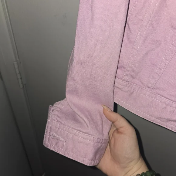 Talbots Light Lilac Pink Jean Jacket - Picture 6 of 9